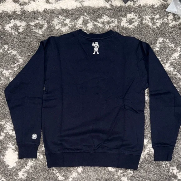 NWOT Billionaire Boys Club Small Arch Logo Navy Blue Crewneck Sweater - Medium